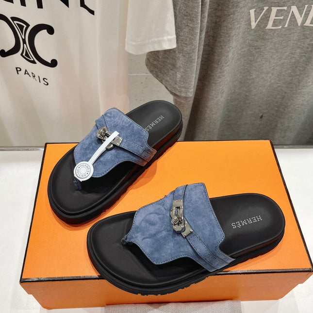 EMPIRE SANDAL BLACK MIX STONE SUEDE
