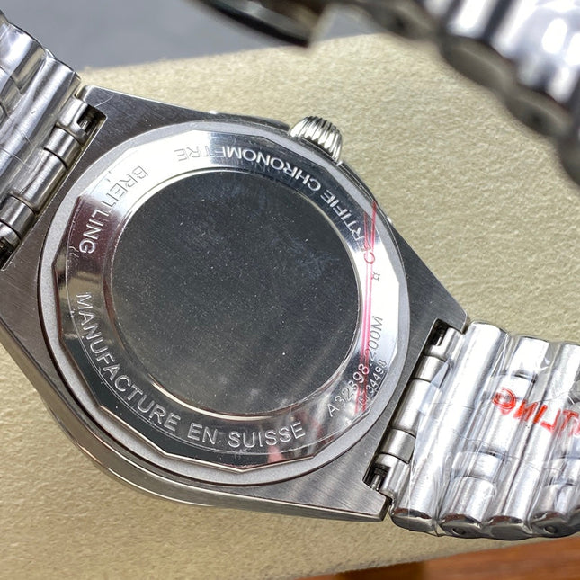 CHRONOMAT AUTOMATIC GMT 40 ALL STEEL NAVY BLUE DIAL