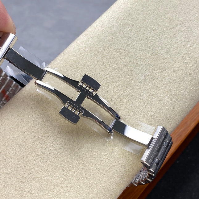 CHRONOMAT AUTOMATIC GMT 40 ALL STEEL NAVY BLUE DIAL