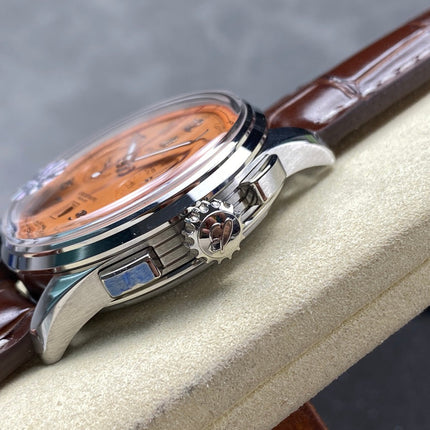 PREMIER B01 CHRONOGRAPH 42 STEEL CASE BROWN ALLIGATOR LEATHER STRAP