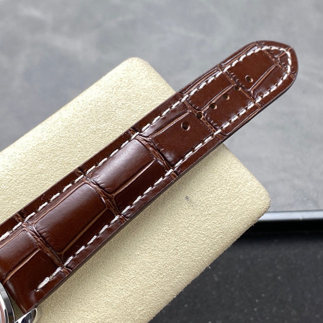 PREMIER B01 CHRONOGRAPH 42 STEEL CASE BROWN ALLIGATOR LEATHER STRAP