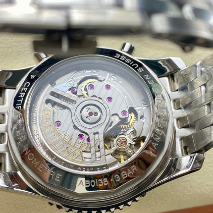 NAVITIMER B01 CHRONOGRAPH 43 ALL STEEL BLACK DIAL