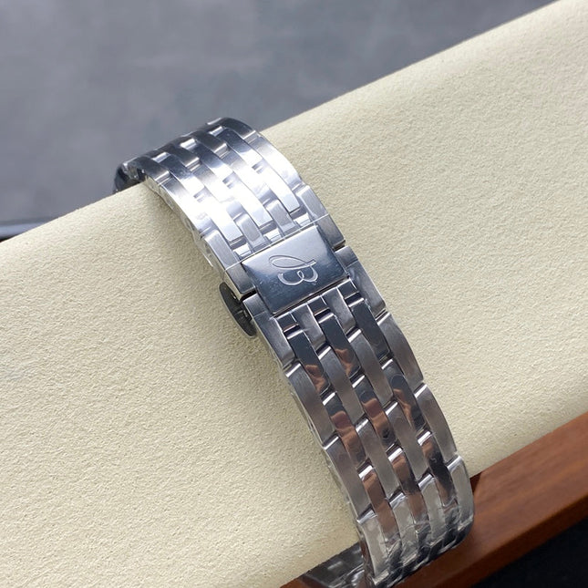 NAVITIMER B01 CHRONOGRAPH 43 ALL STEEL GREEN MIX BLACK DIAL