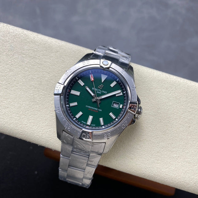 AVENGER AUTOMATIC 42 ALL STEEL GREEN DIAL