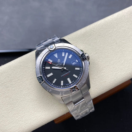 AVENGER AUTOMATIC 42 ALL STEEL BLACK DIAL