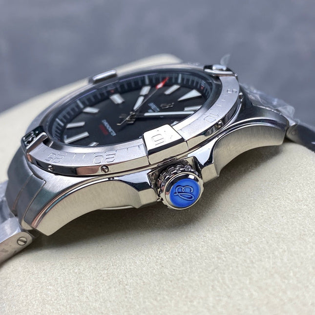 AVENGER AUTOMATIC 42 ALL STEEL BLACK DIAL