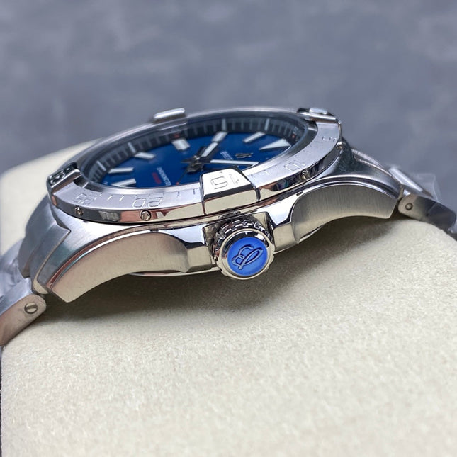 AVENGER AUTOMATIC 42 ALL STEEL BLUE DIAL