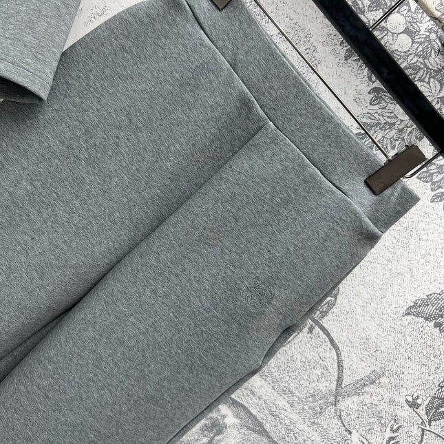 Loewe 25 Sweatshirt Suit Gray Cotton