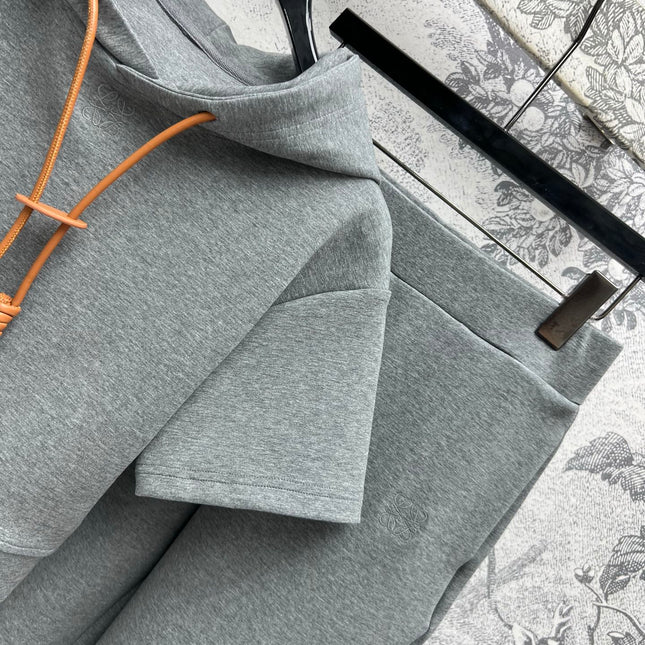 Loewe 25 Sweatshirt Suit Gray Cotton