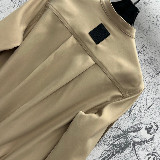 Loewe Dress Kaki Polyester Fiber