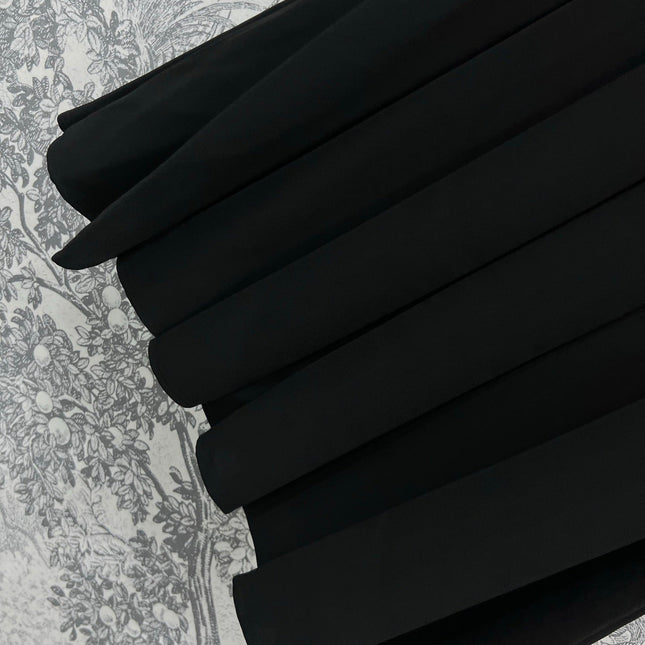 Loewe 25 Sleeveless Pleated Shirt Black Polyester Fiber