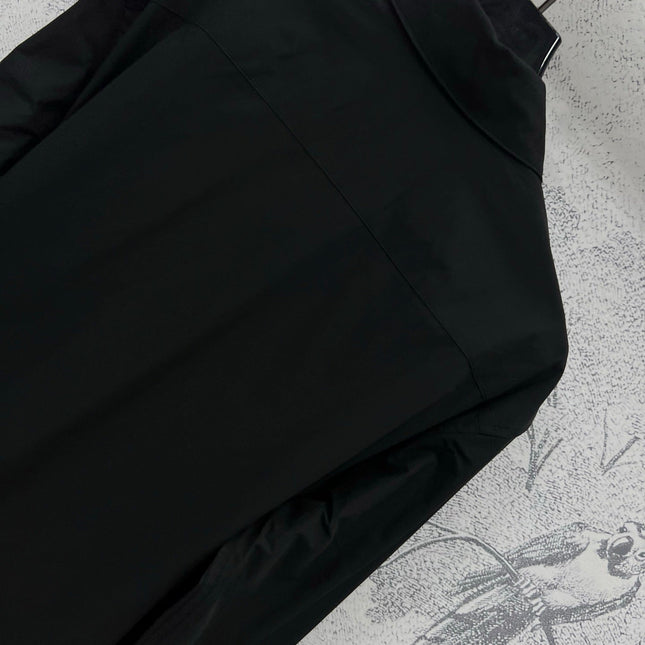 Loewe 25 Wrinkled Lace-up Shirt Black Cotton