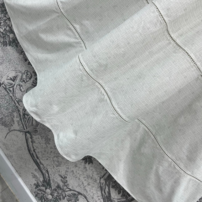 CC 25 Suspender Dress Ivory Cotton