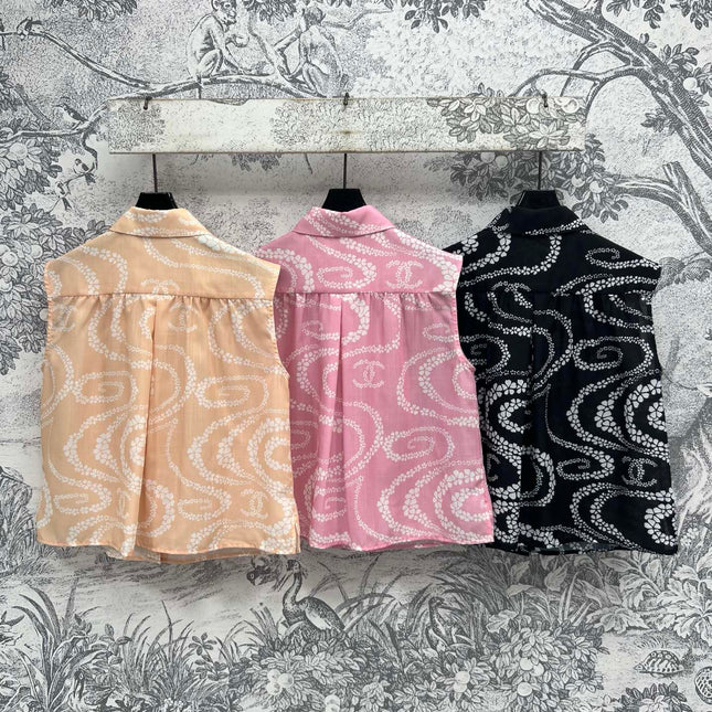 CC 25 Sleeveless Shirt Silk Cotton