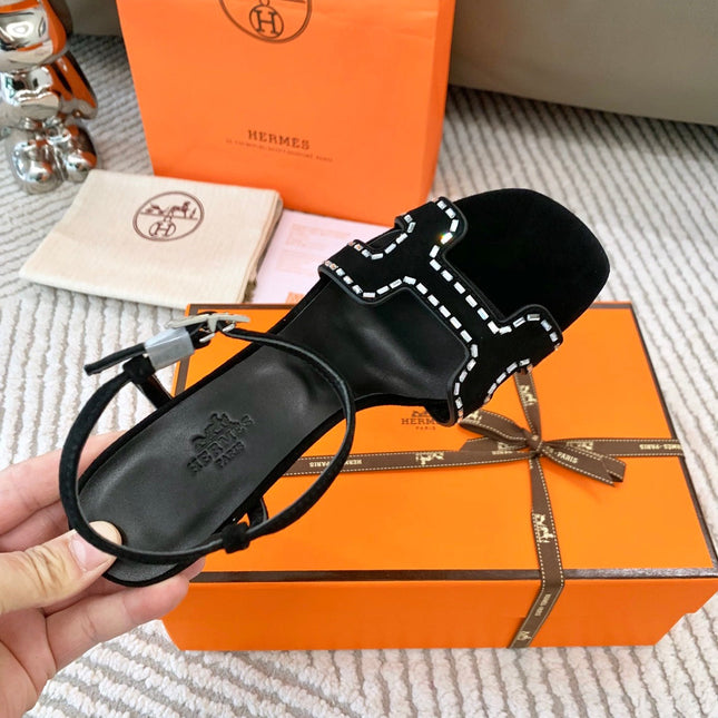 HIGH SANDAL 8.5 CM IN BLACK SUEDE