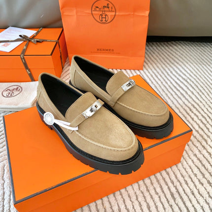 ICONE LOAFER IN TORTILLA BROWN SUEDE