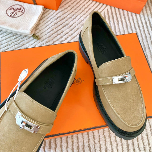 ICONE LOAFER IN TORTILLA BROWN SUEDE