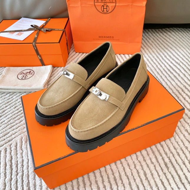 ICONE LOAFER IN TORTILLA BROWN SUEDE