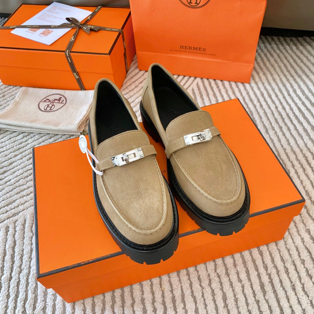 ICONE LOAFER IN TORTILLA BROWN SUEDE