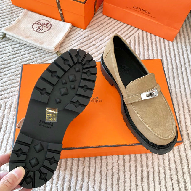 ICONE LOAFER IN TORTILLA BROWN SUEDE