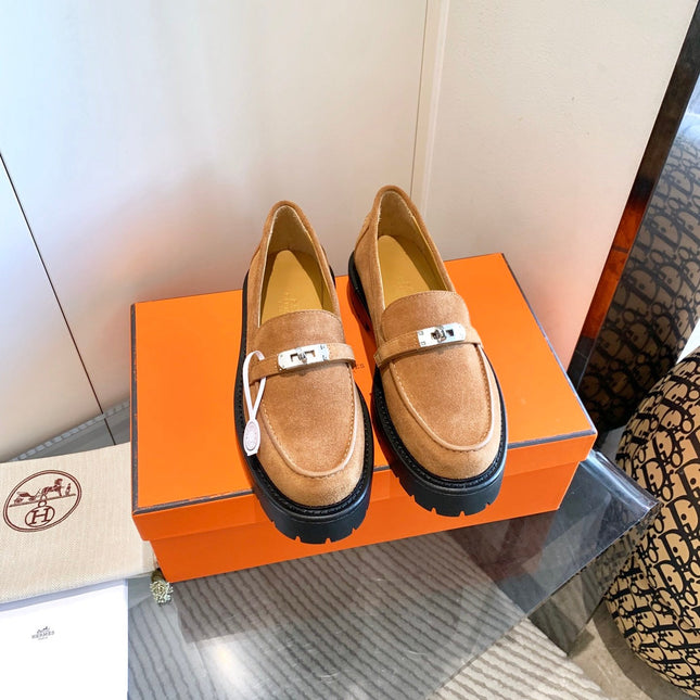 ICONE LOAFER IN BRONZE BROWN SUEDE