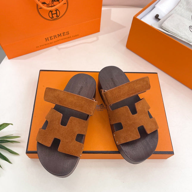 KOS CLOG IN BRONZE BROWN SUEDE