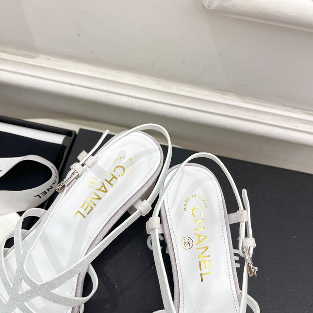 WHITE ROMAN 5 CM SANDALS