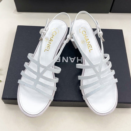 WHITE ROMAN 5 CM SANDALS