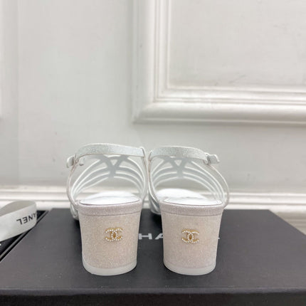 WHITE ROMAN 5 CM SANDALS