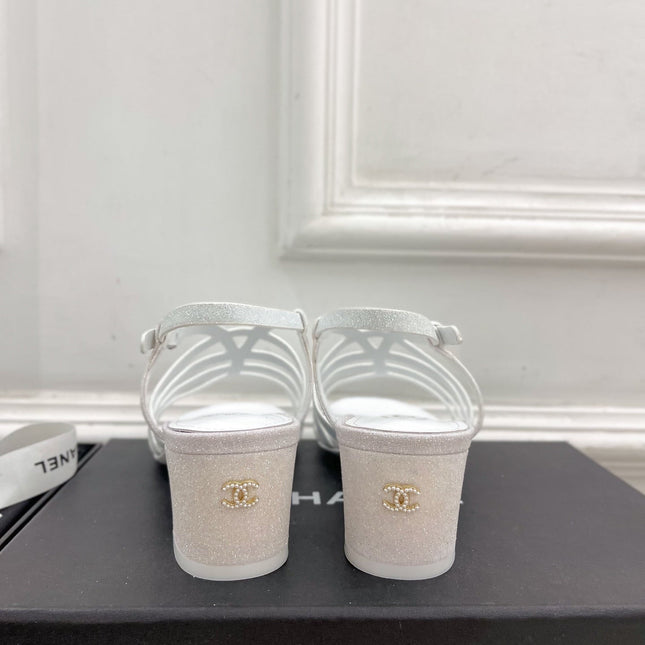 WHITE ROMAN 5 CM SANDALS