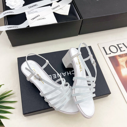 WHITE ROMAN 5 CM SANDALS