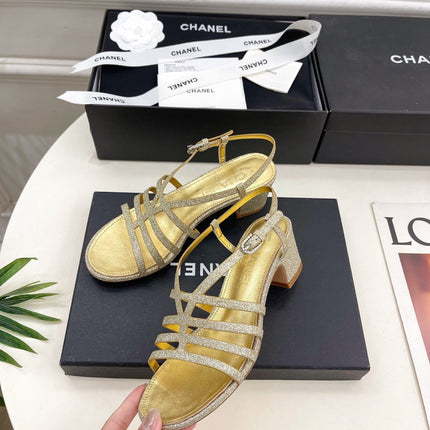 GOLD ROMAN 5 CM SANDALS