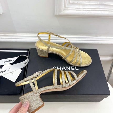 GOLD ROMAN 5 CM SANDALS