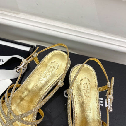 GOLD ROMAN 5 CM SANDALS