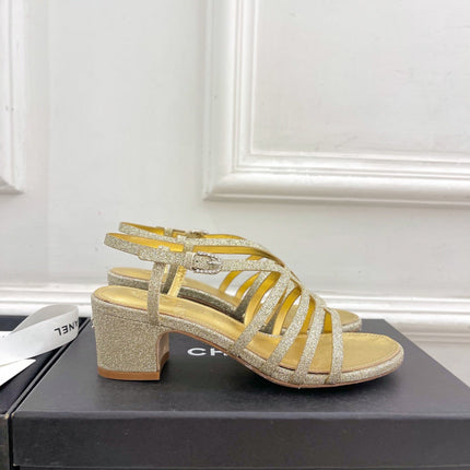 GOLD ROMAN 5 CM SANDALS