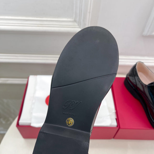 VIV' RANGERS LACE-UPS IN BLACK CALFSKIN