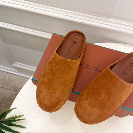 LP 25S MULES IN BURNT ORANGE SUEDE