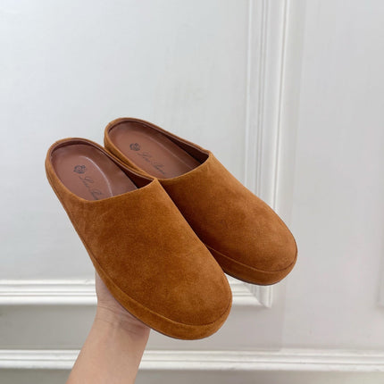 LP 25S MULES IN BURNT ORANGE SUEDE