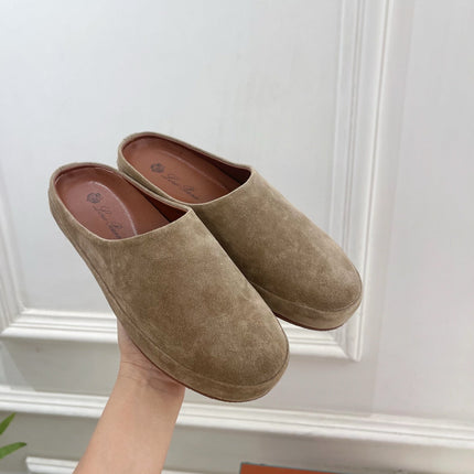 LP 25S MULES IN MOCHA BROWN SUEDE