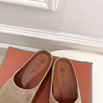 LP 25S MULES IN MOCHA BROWN SUEDE