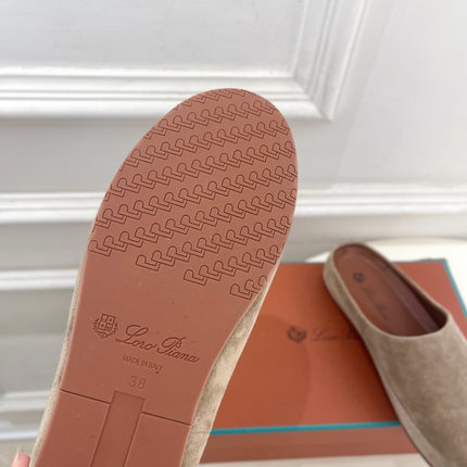 LP 25S MULES IN MOCHA BROWN SUEDE