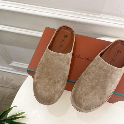 LP 25S MULES IN MOCHA BROWN SUEDE