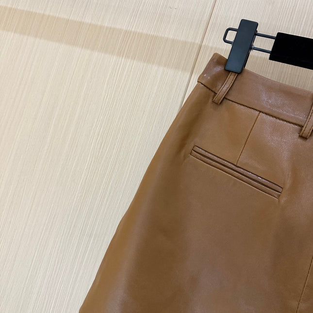 GUCCI LEATHER SHORTS 276973