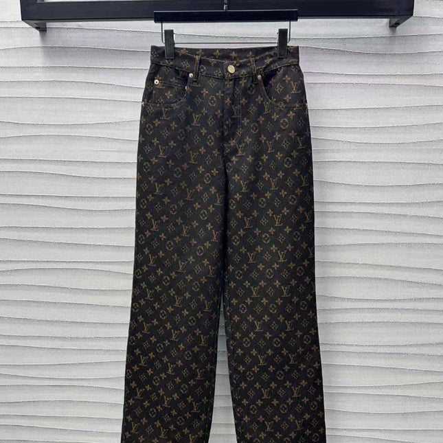 LV Monogram Denim Set