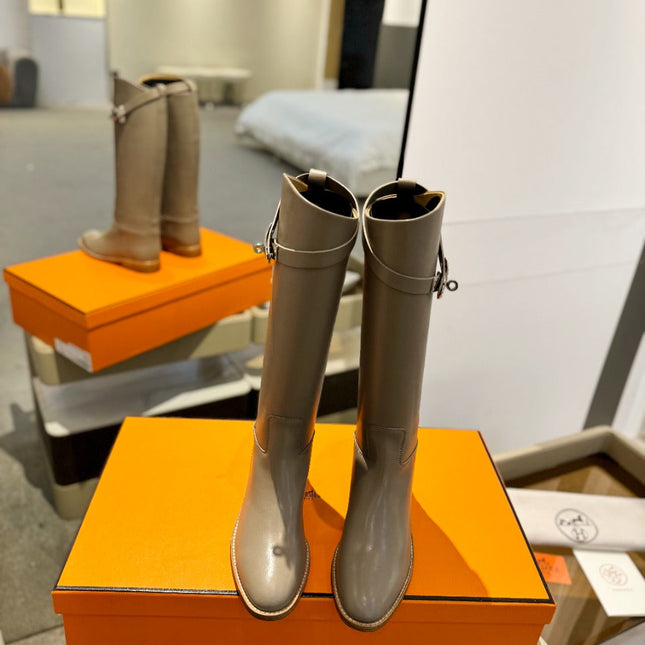 STIVALI JUMPING IN PEANUT BROWN CALFSKIN