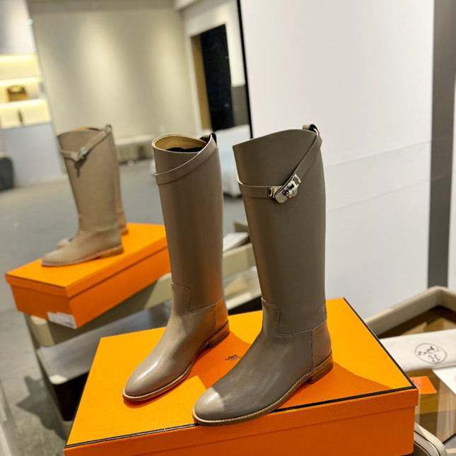 STIVALI JUMPING IN PEANUT BROWN CALFSKIN