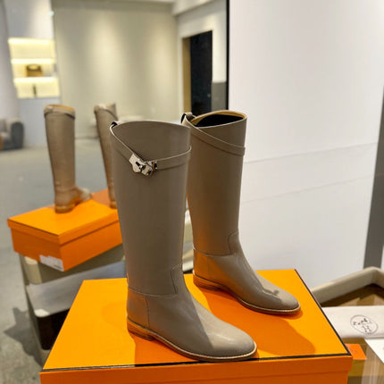 STIVALI JUMPING IN PEANUT BROWN CALFSKIN