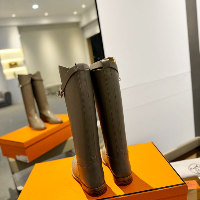 STIVALI JUMPING IN PEANUT BROWN CALFSKIN