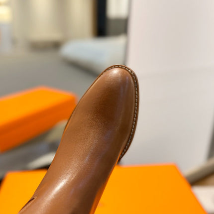 STIVALI JUMPING IN GINGERBREAD BROWN CALFSKIN