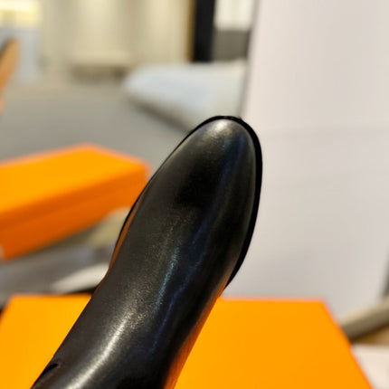 STIVALI JUMPING IN BLACK CALFSKIN